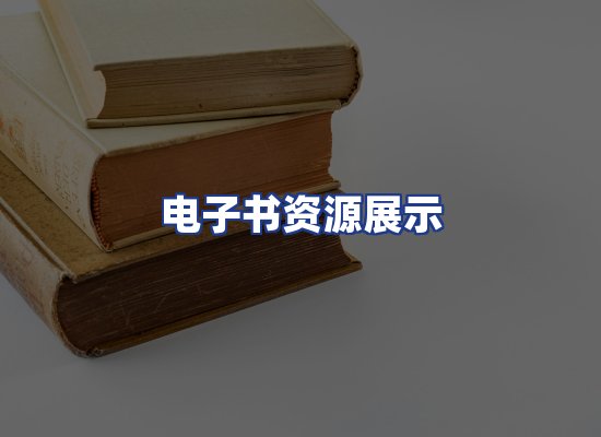 电子书资源展示